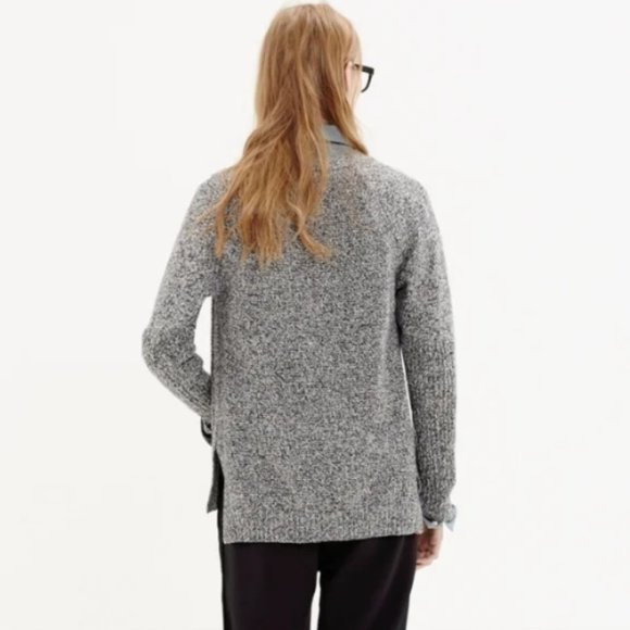 Madewell Charcoal Grey Button Up  Seedstitch Cartigan Sweater Size XXS - Picture 9 of 9